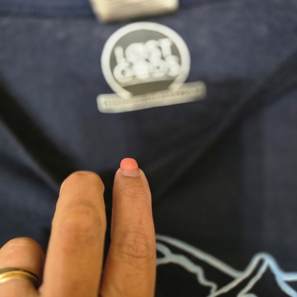 Navy Blue Long Sleeve Tee - Go Out Into The World - Picture 2 of 4